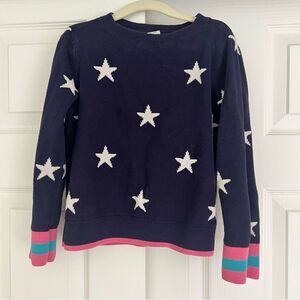 Gap Kids Star Long Sleeve Sweater Girls Small EUC